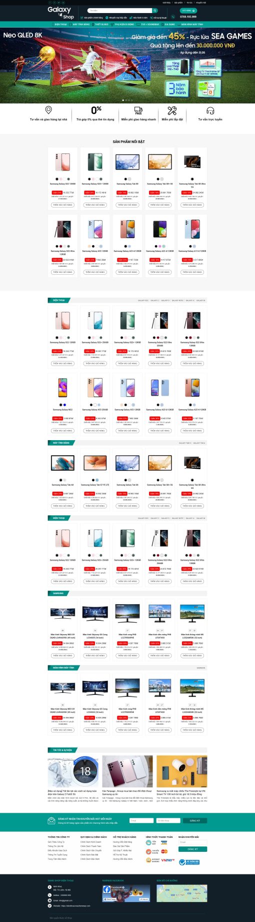 THEME WORDPRESS SHOP BÁN ĐIỆN THOẠI