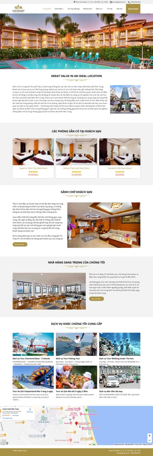 THEME WORDPRESS KHÁCH SẠN 3