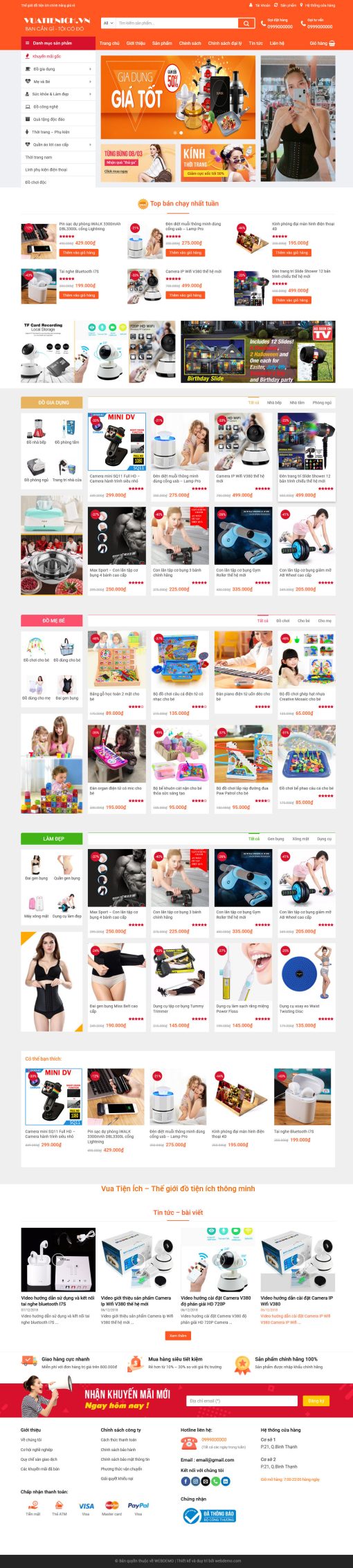 THEME WORDPRESS SHOP ĐỒ GIA DỤNG TỔNG HỢP