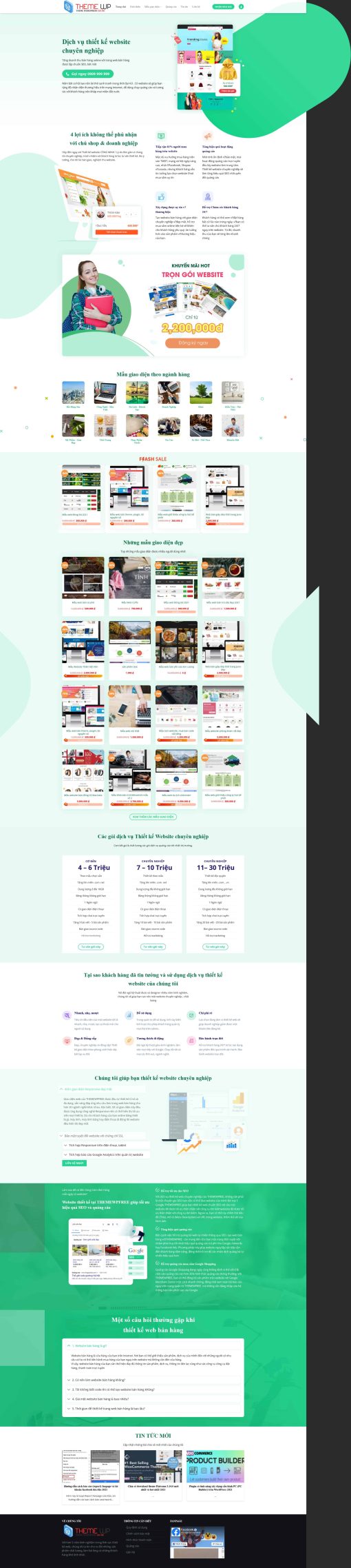 THEME WORDPRESS THIẾT KẾ WEB 4