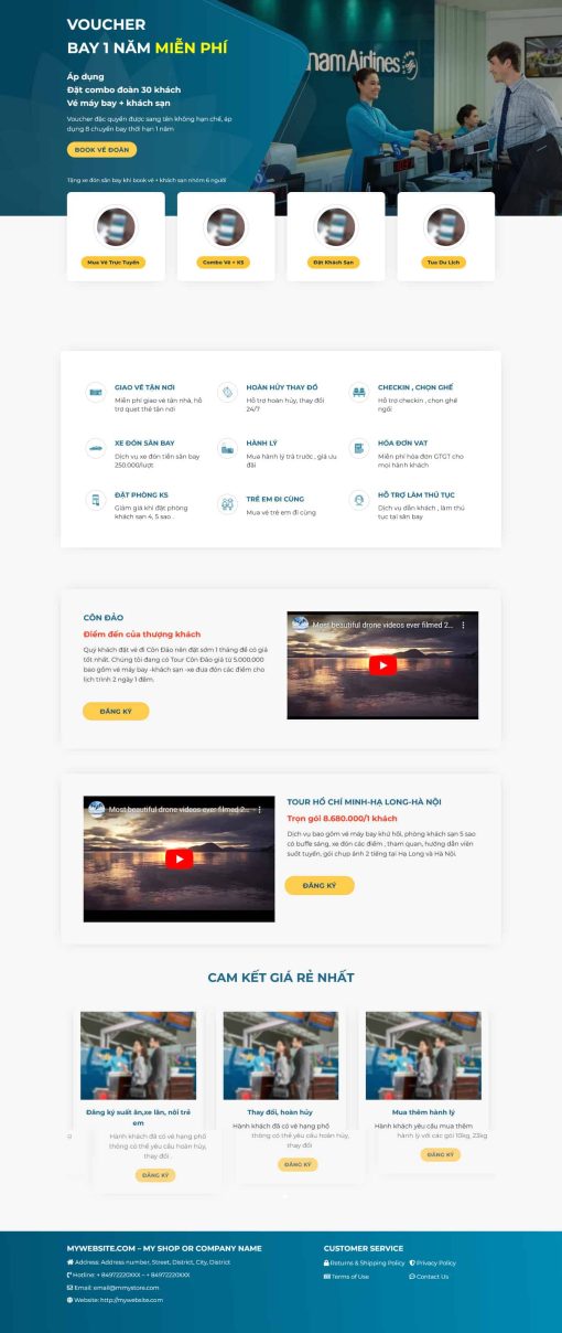 THEME WORDPRESS VÉ MÁY BAY GIÁ RẺ