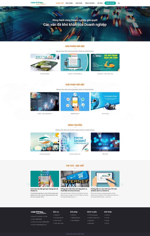 THEME WORDPRESS VIỂN THÔNG VIETTEL